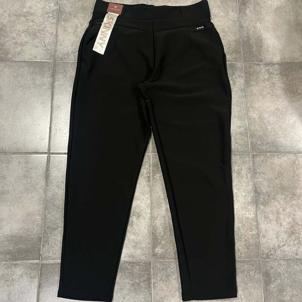 Polished & Poised Black Pull-On Skinny Ponte Career Pants